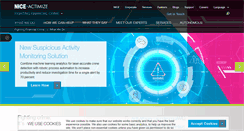 Desktop Screenshot of niceactimize.com